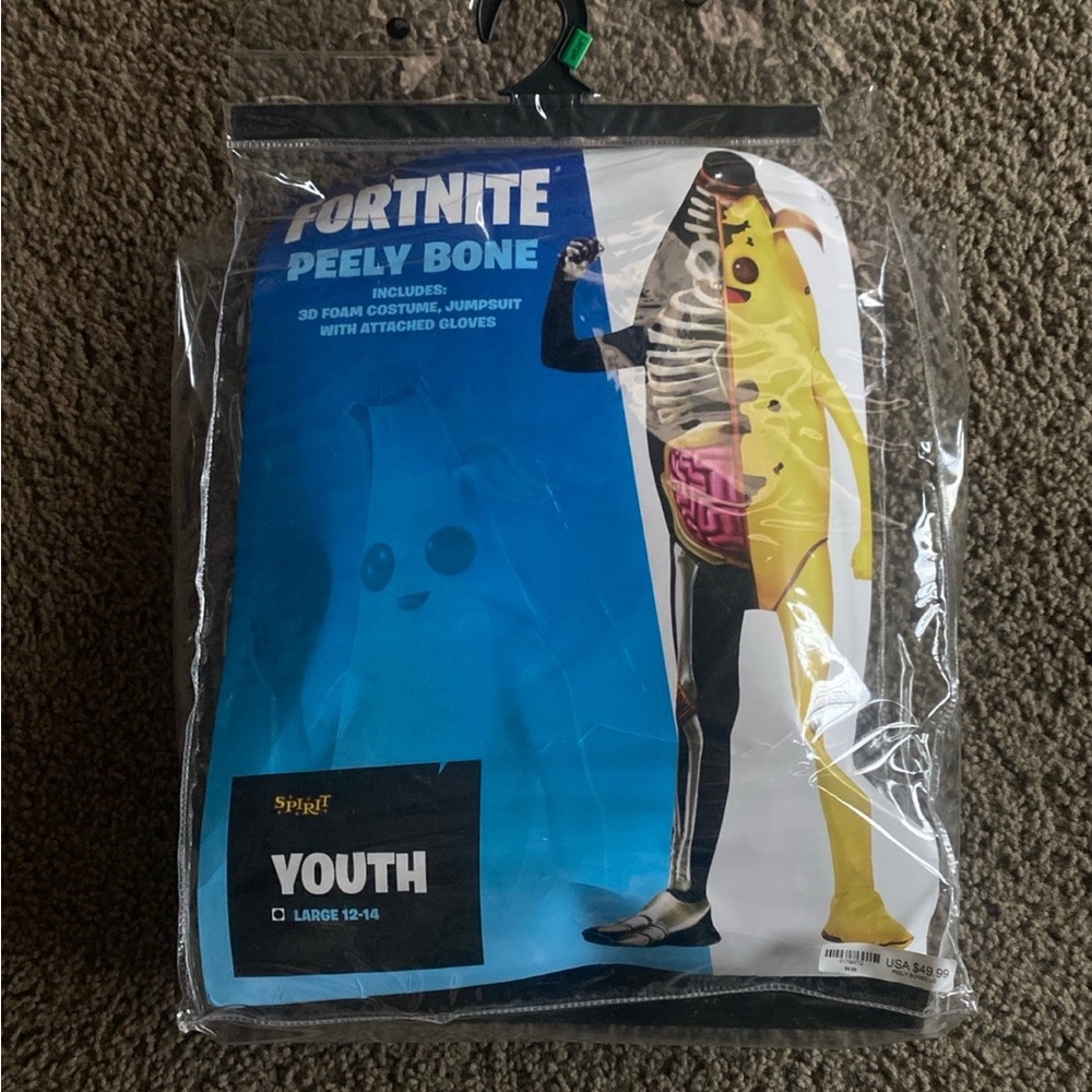 Fortnite Peely Bone Halloween Costume
